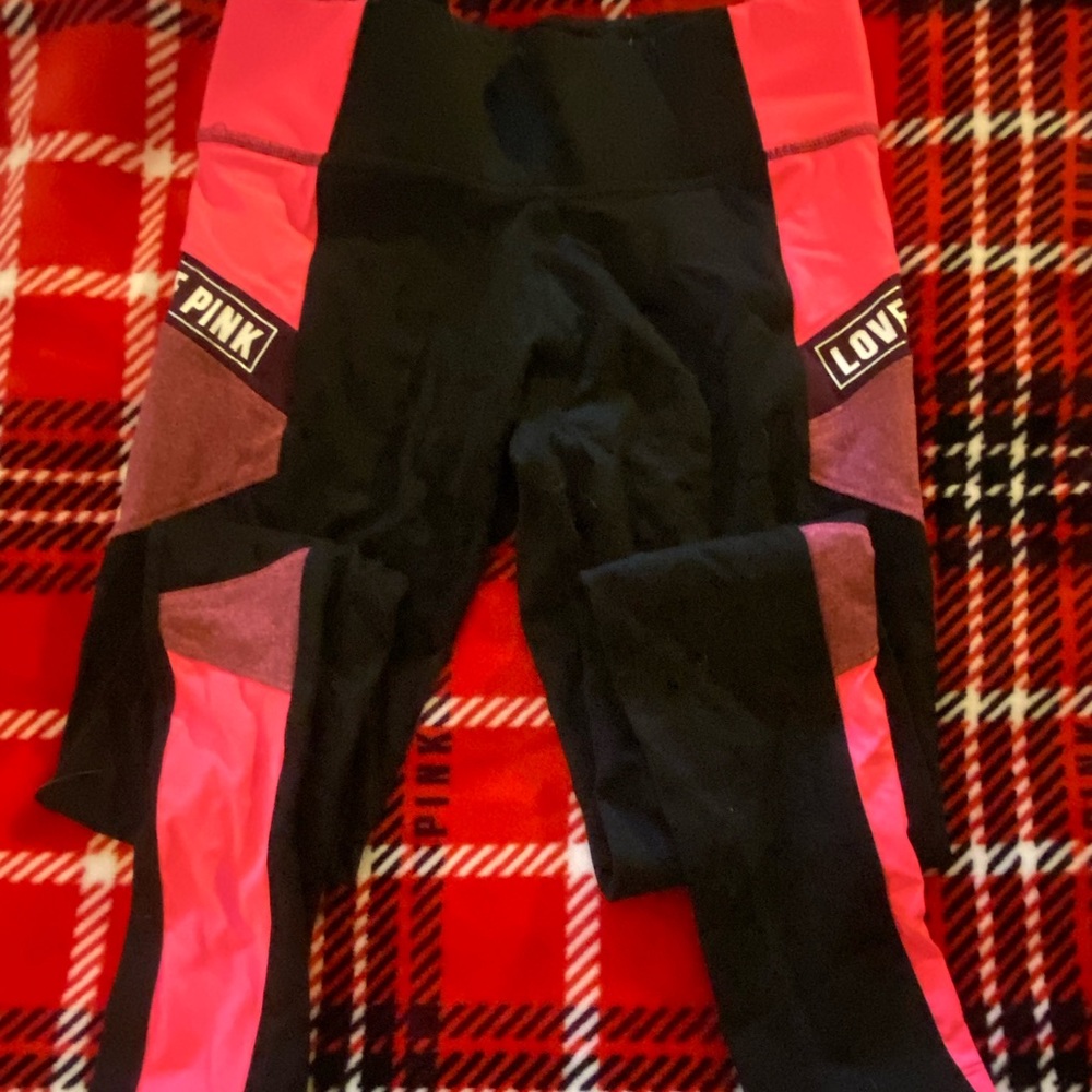 vs PINK yoga leggings
